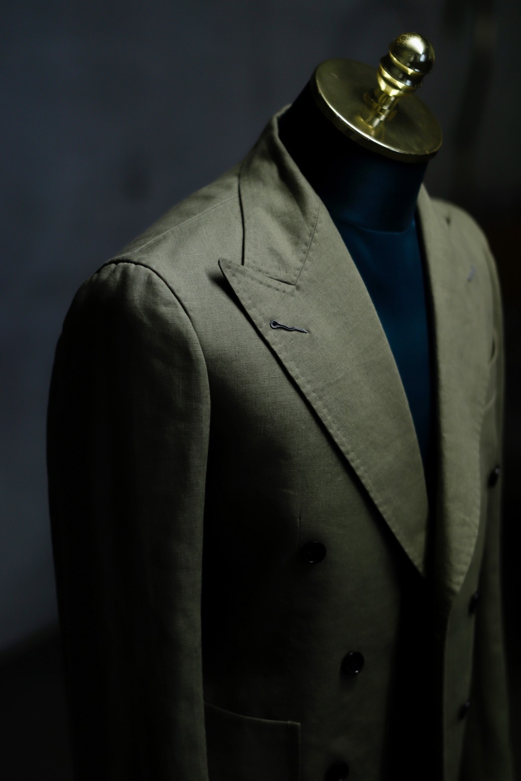 遊び心満載の一張羅、グリーンリネンスーツの完成です。 :: MICHELE＆SHIN